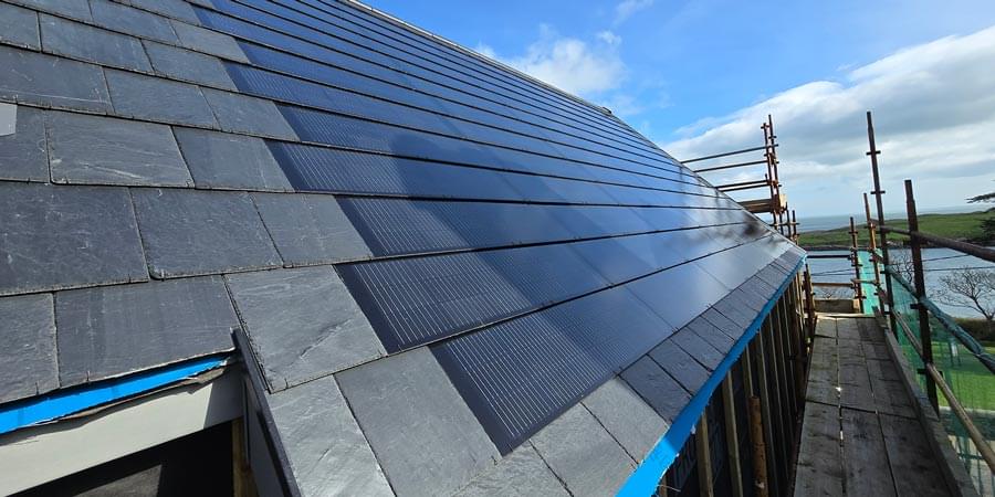 Photovoltaic roofing Dalkey Dublin architect
