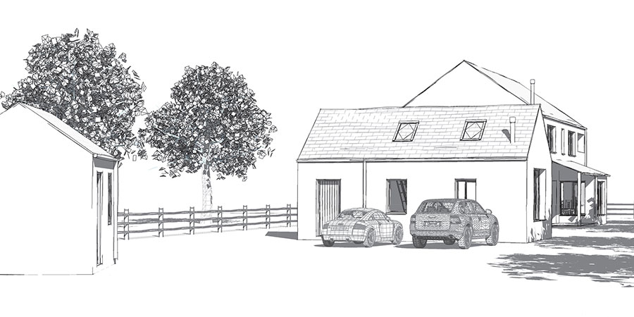 Eco build Galway, designed following passivhaus principles by architect Miles Sampson